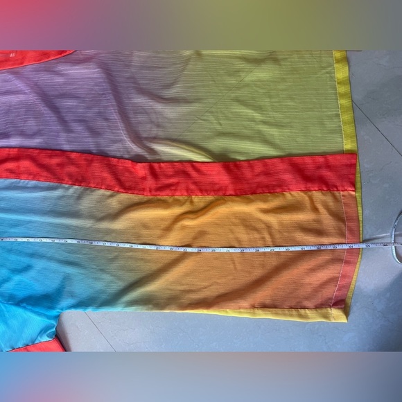 Disney Parks Cruise Line Colorful Rainbow Minnie Mouse Sheer Cover Up (Size L) - Picture 11 of 11